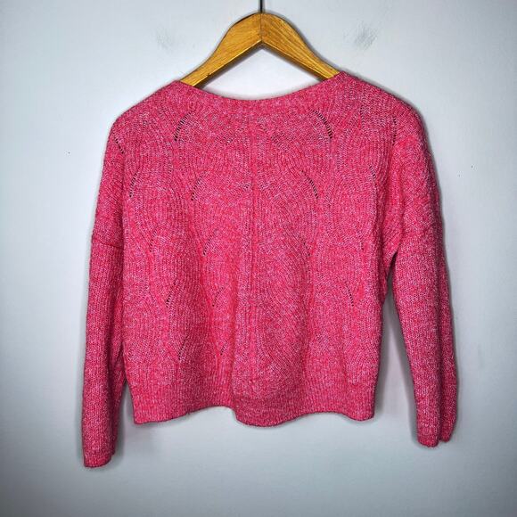 Anthropologie Pink Crew Neck Sweater - Picture 5 of 8